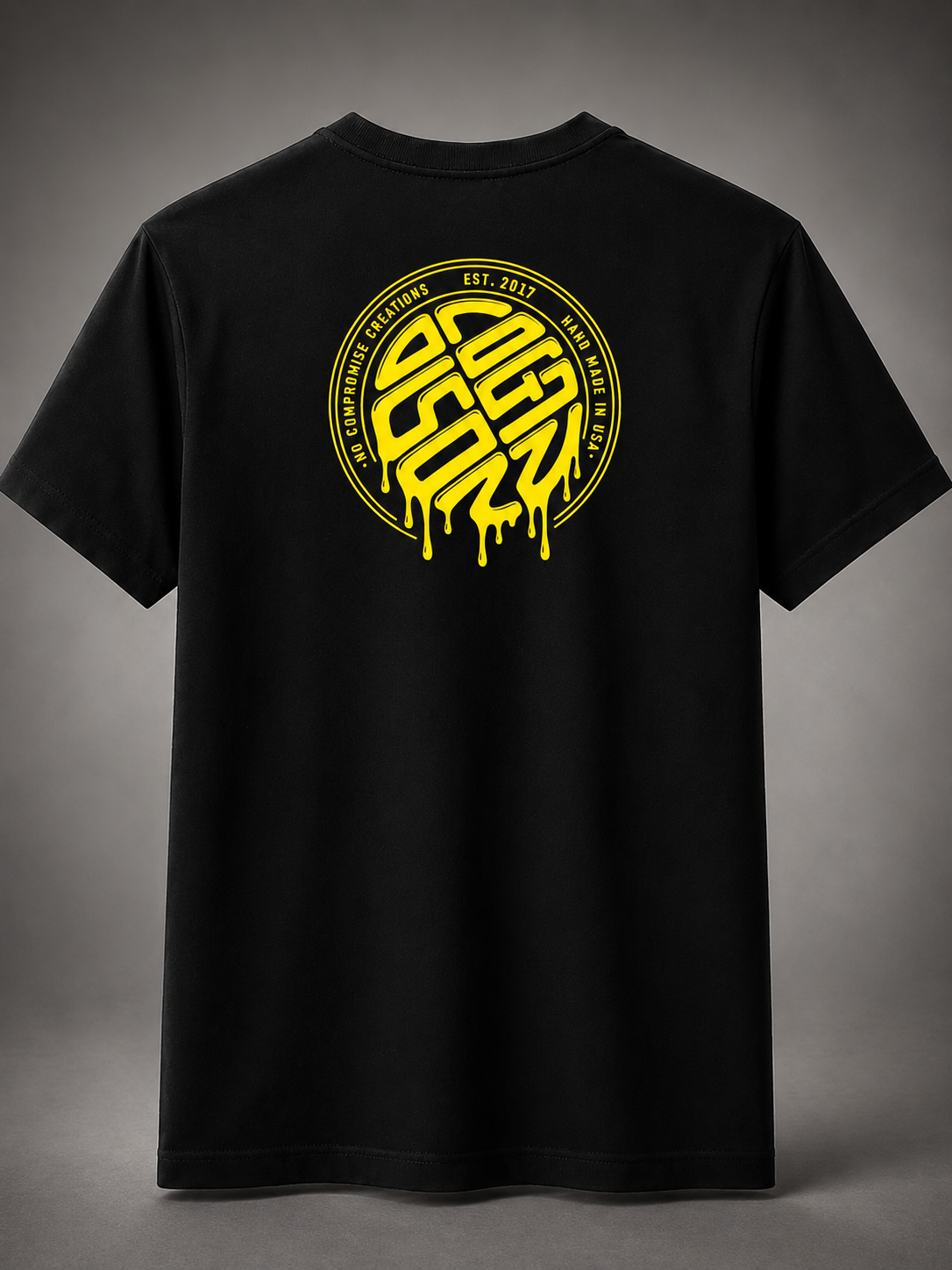 Black & Yellow Drip Tee *Restocking Soon*