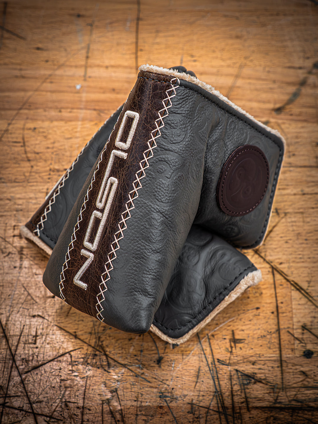 Blade Headcover - Brown & Grey