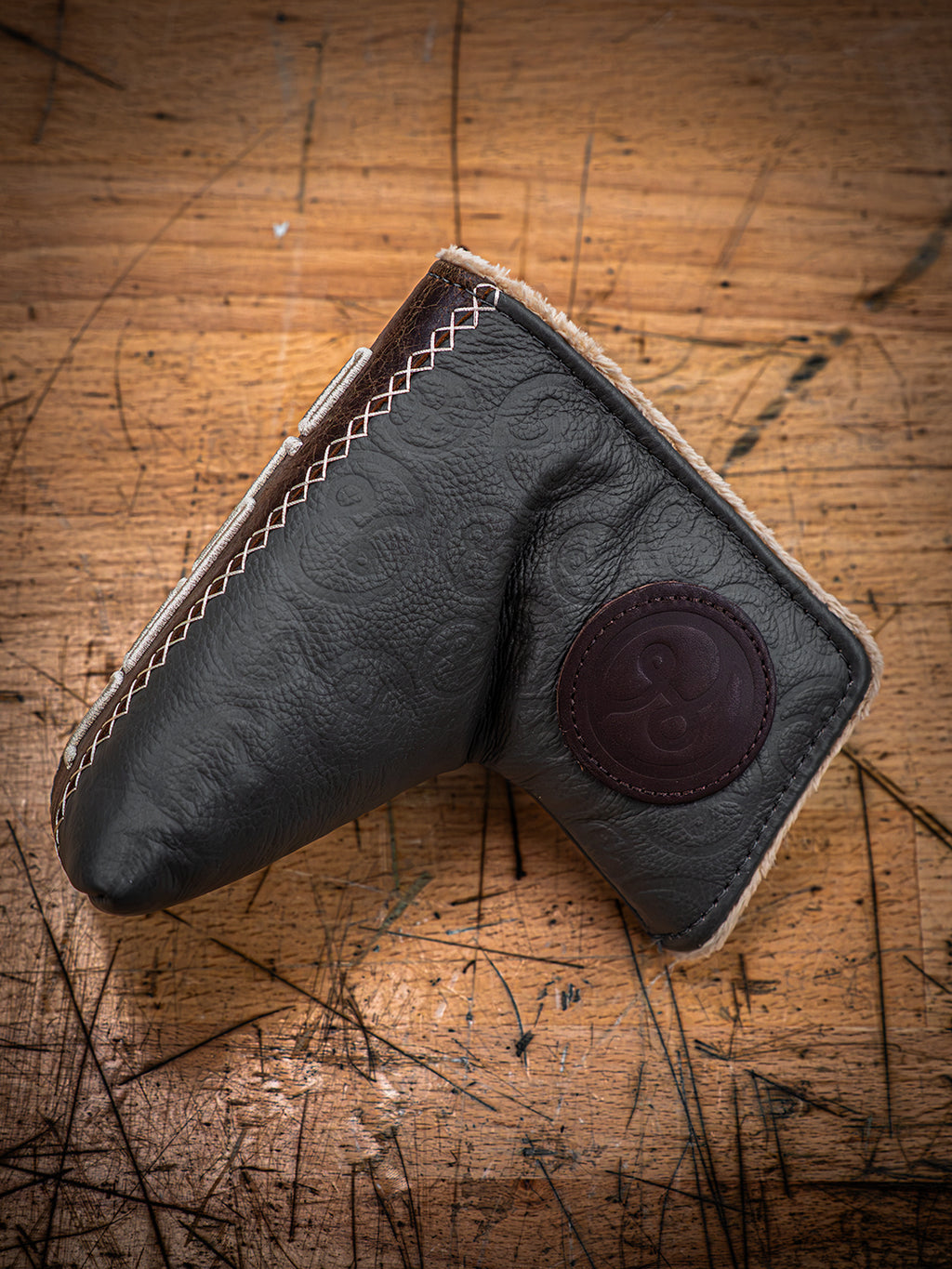 Blade Headcover - Brown & Grey