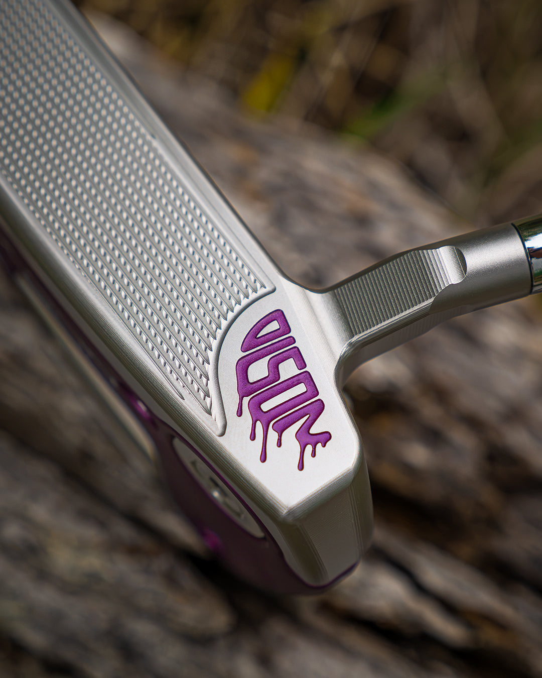 1 of 1 G55-W Purple Drip Mallet