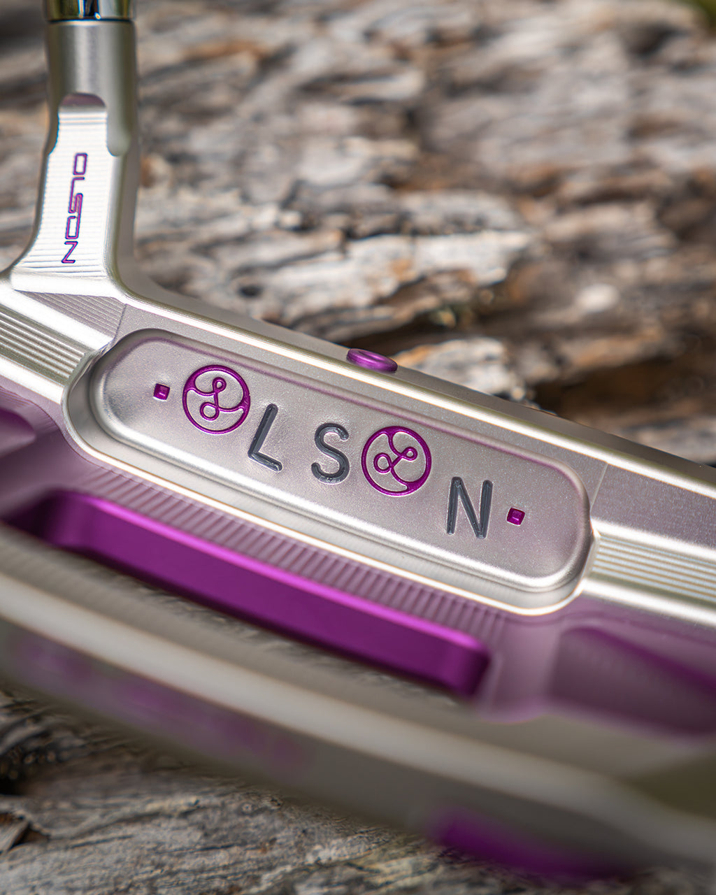 1 of 1 G55-W Purple Drip Mallet