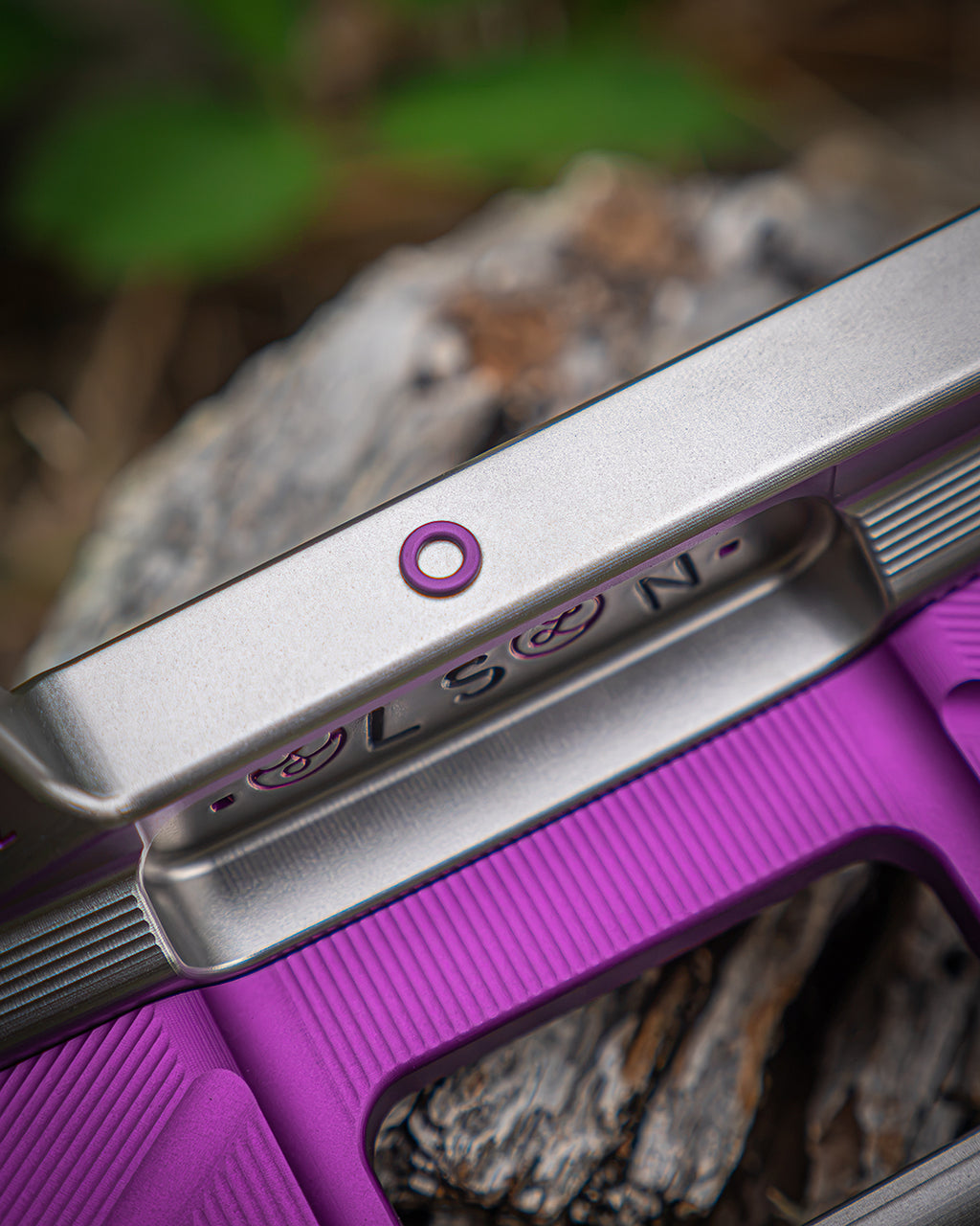 1 of 1 G55-W Purple Drip Mallet