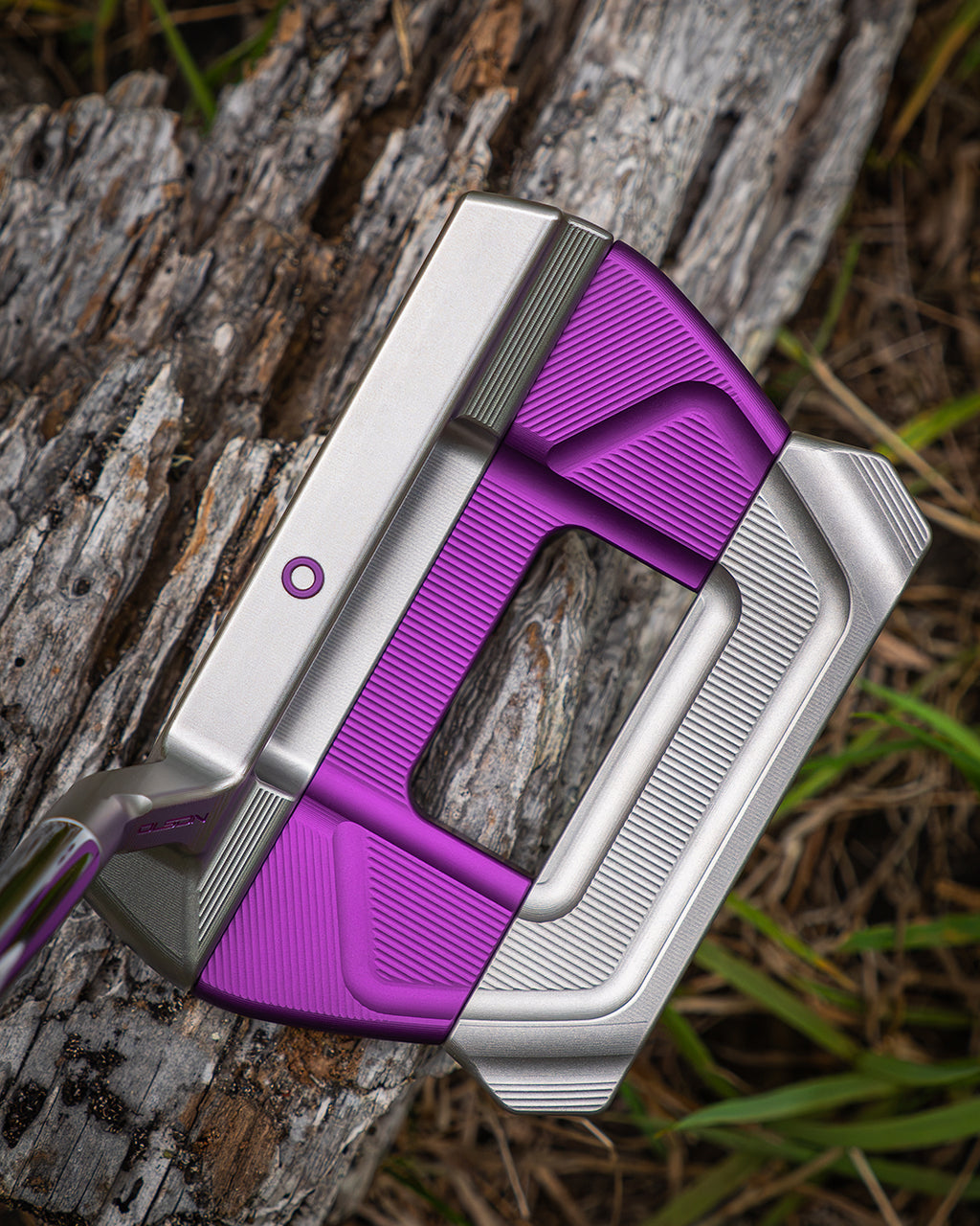 1 of 1 G55-W Purple Drip Mallet