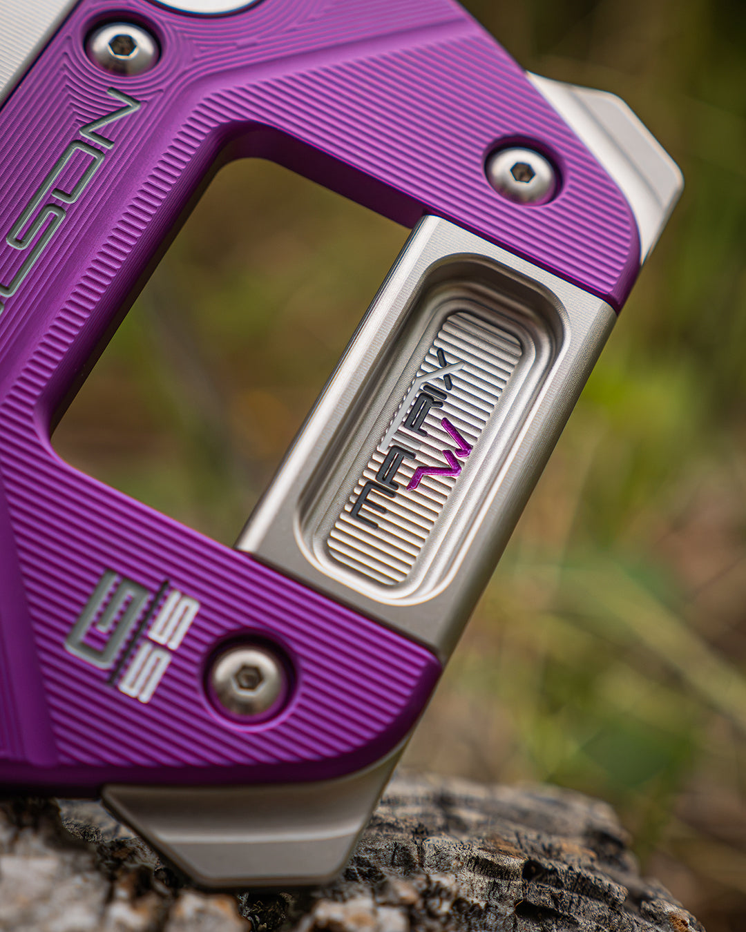 1 of 1 G55-W Purple Drip Mallet